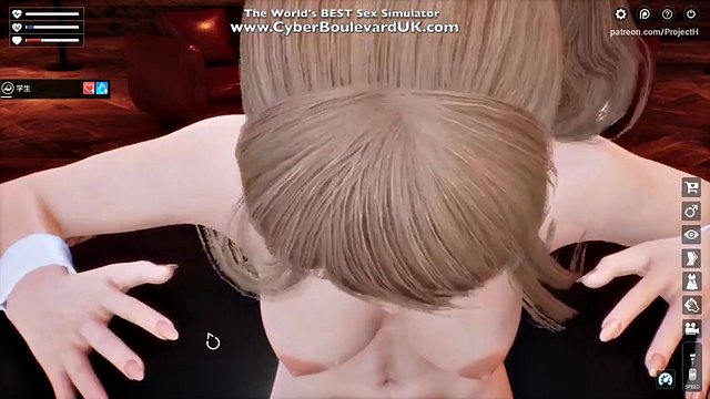 Blonde Anime Girl Footjob