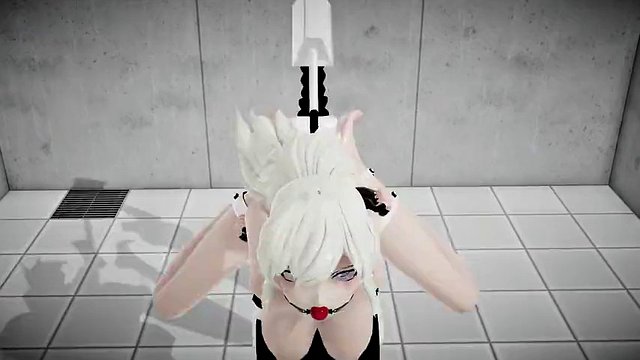 Yang Doggystyle Training Machine Testing Facility Episode 1 - DV8 - White Hair Color Edit Smixix