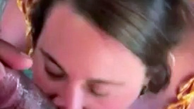 BBW Slut Sucking Horny BBC
