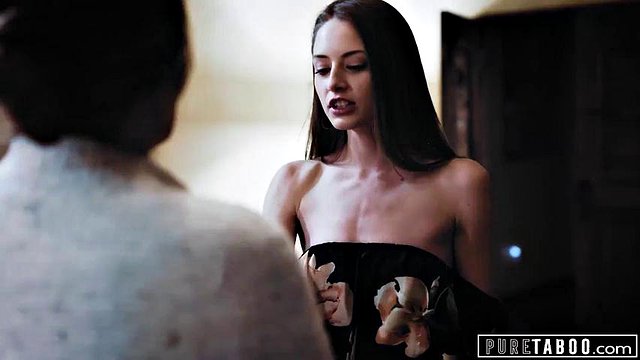 PURE TABOO Kyler Quinn Caught Experimenting With Stepmom & Stepdad Joins In