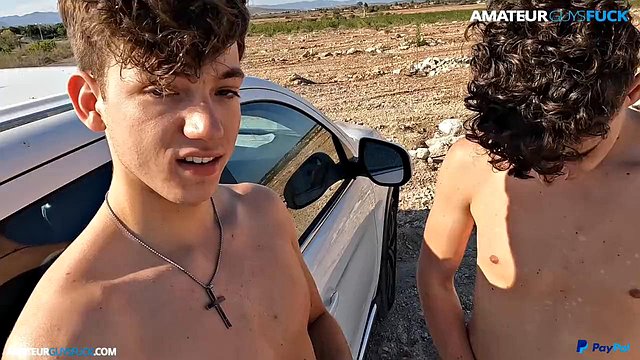 Gabriel Parker and Liam Holland's Public Blowjob Compilation