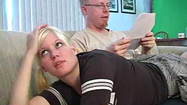 blonde bbw spanked otk