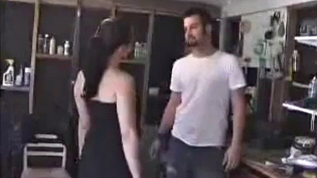 cunt spanked by her mechanic