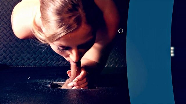 Satine Summers schluckt endlose Glory Hole Cumshots