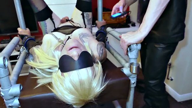 Sissy Charlotte gets a good spanking and flogging from Master Mike