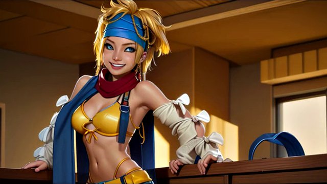 AI generated Rikku (Final Fantasy X)