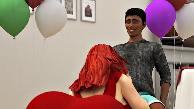 Big Booty MILF takes turns pleasing a horny BBC