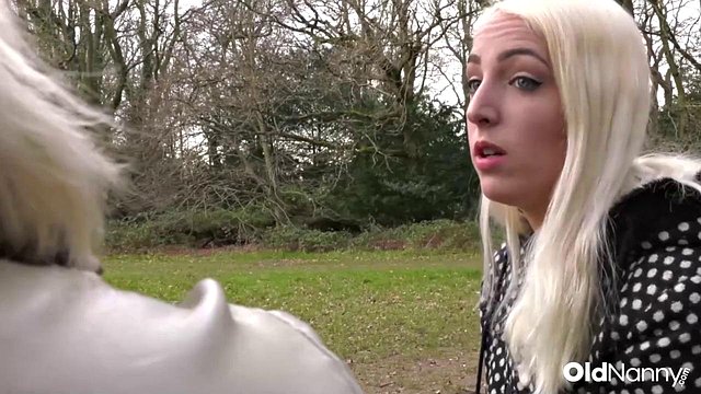 Blonde MILF's Pussy Licked by Redhead Mature