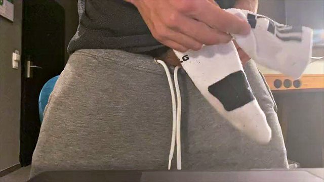 boy is cumming on his socks in austria