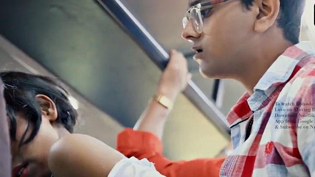 Love on moving bus