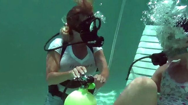 scuba bondage orgasm