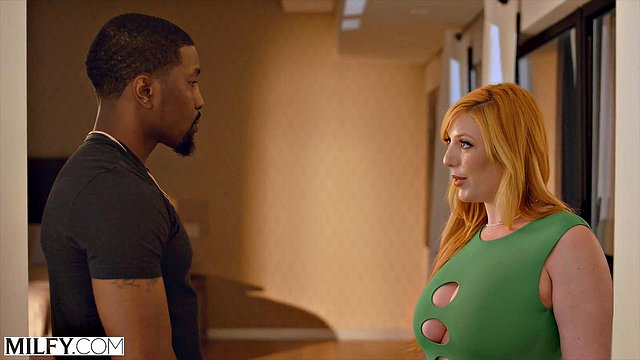 Big-Tits Milf Lauren Phillips Takes Isiah Maxwells BBC Deep in Her Ass After Craving Interracial Pounding