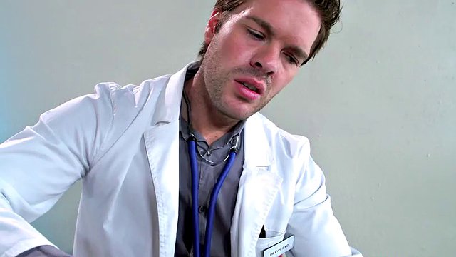 Wild redhead MILF gets slammed by her doctor