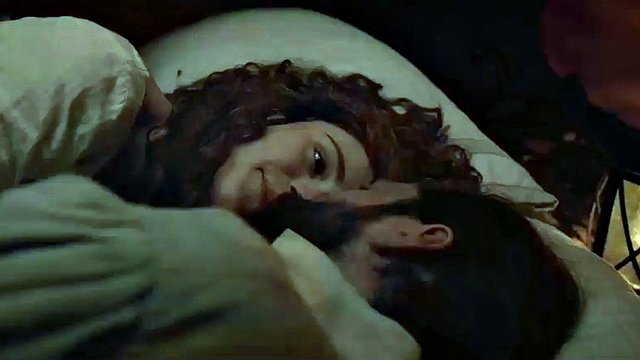 Sophie Skelton bare butt and sex