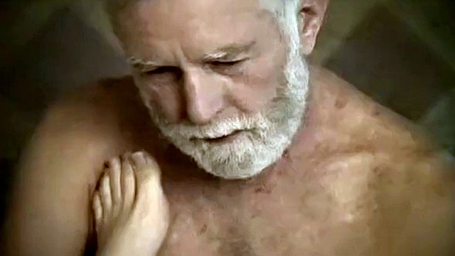 old couple make love