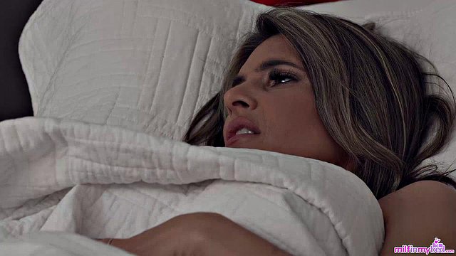 Stepson Fucks Busty Stepmom After Sharing Bed