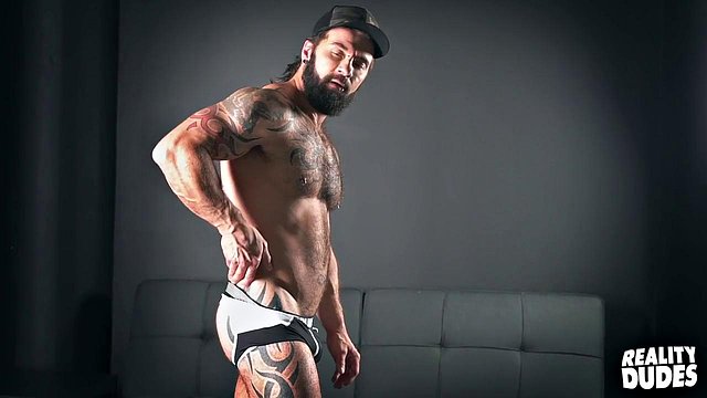 Tattooed Muscular Gay Manuel Deboxer Bares All Solo