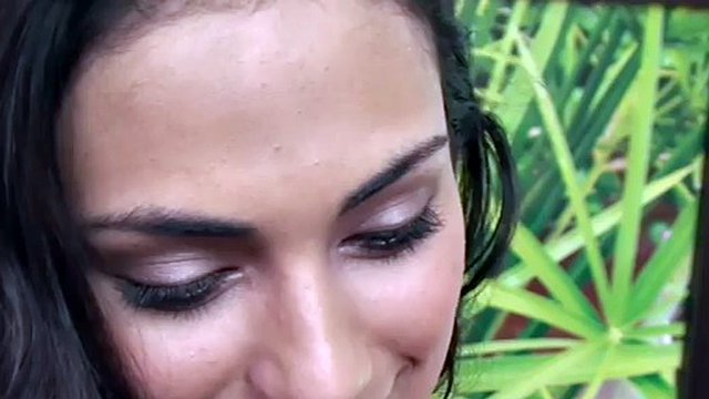 Brand new brunette teen wit hD cup tits stars in her first porn