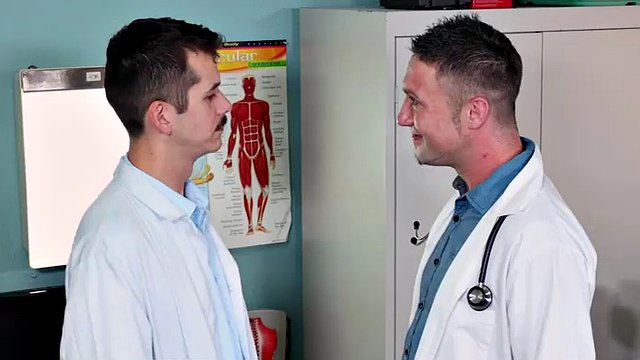 Doctor Tapes - Sexy and athletic doctor Jonah Wheeler performs a sexual health check on his colleague