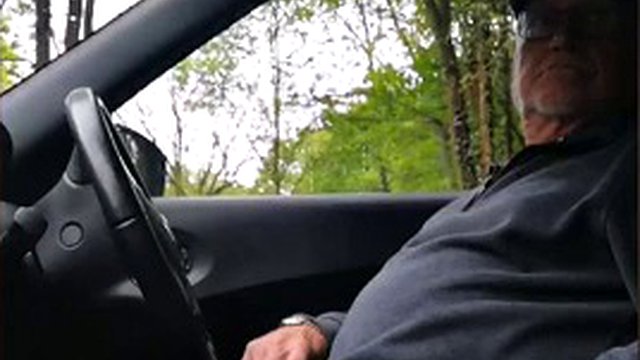 grandpa stroke in car