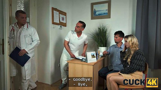 CUCK4K. Wir sollten ganz vorsichtig ficken... Er sitzt einfach hier! ft. Steve F: Porno