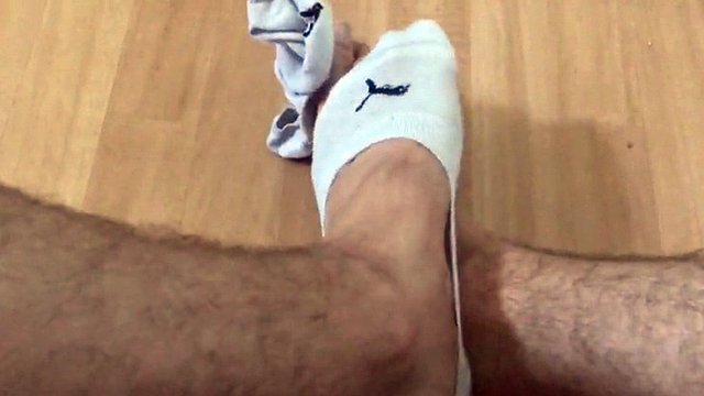 I Cum On My Feet And My Favorite White Socks