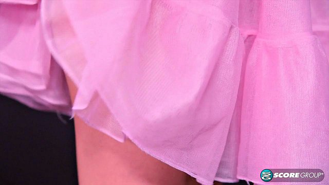 Redhead Teen Dolly Little Stripteases to Masturbation