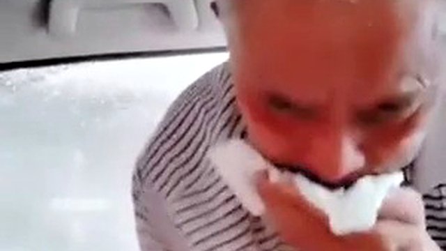 Chinese old man sucks