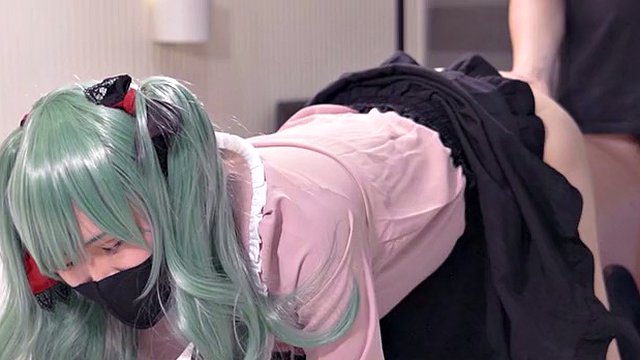 Hatsune Miku Vampire Cosplayer gets fucked, japanese hentai anime crossdresser cosplay 5