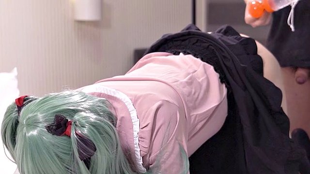 Hatsune Miku Vampire Cosplayer gets fucked, japanese hentai anime crossdresser cosplay 5