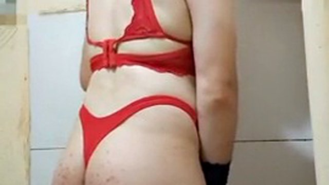 Transvestite with gay ass