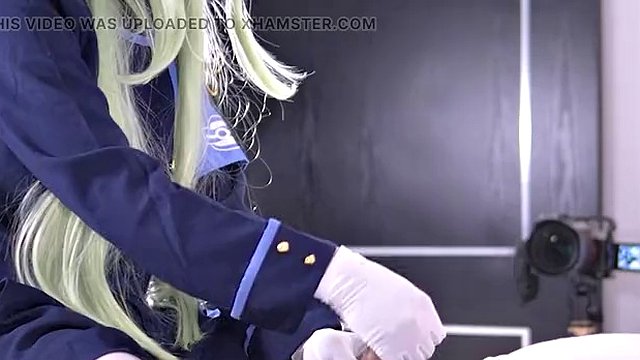 Handjob fetish Blue Archive Shupogaki Cosplayer, Asian shemale Hentai Cosplay 6