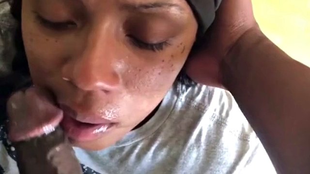 Gagged and swallowed cum