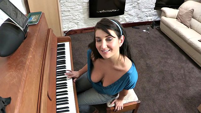 Tibby Piano Kitchen Downblouse Compilation
