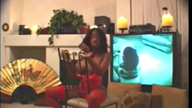 busty black milf tied and fucked!