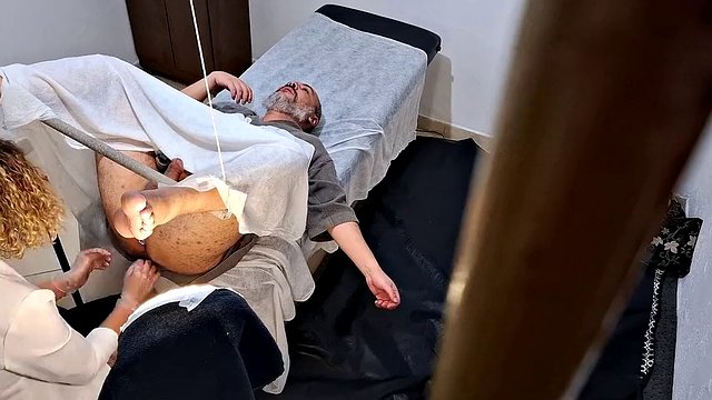 He went to the doctor to have his prostate examined, but the doctor stuck the strapon in his ass