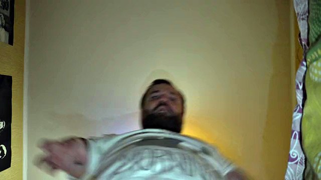 Hairy ass, balls and cock of a dwarf close-up
