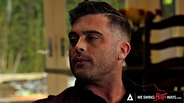 WE SWING BOTH WAYS - Sophia Grace Brings Bi-Curious Husband For Hot Bisexual Office Threesome: Porn