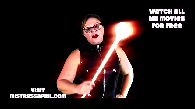 Dominatrix Mistress April - Cum when I count to ONE, slave