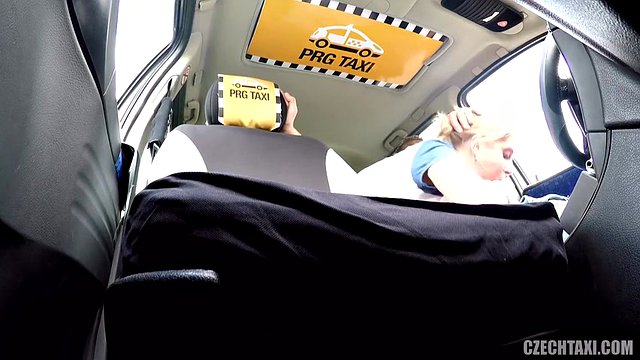 Forgetting blonde mature gets fucked in the cab