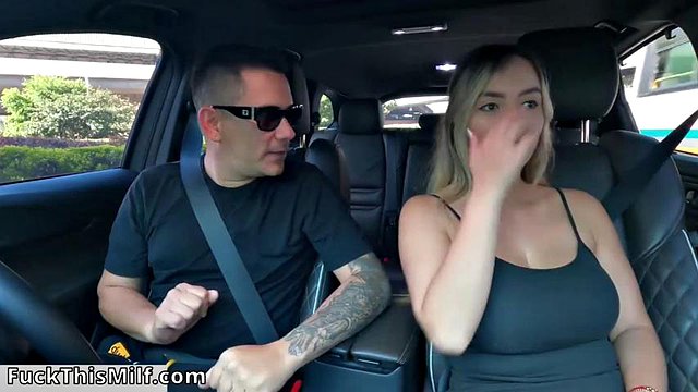 He fucked me hard during the trip right in the car!: Big Tits, Big Ass & Blowjob Porn