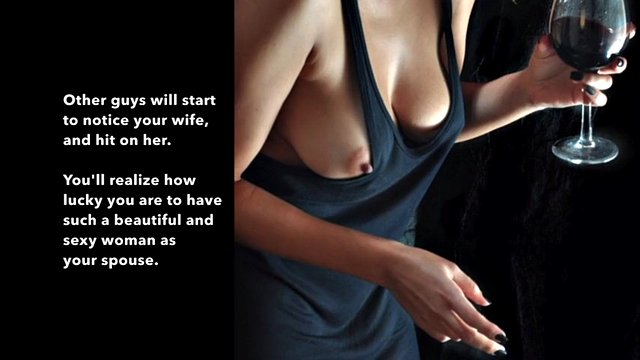 When I Fuck Your Wife (cuckold, hotwife, caption, story)