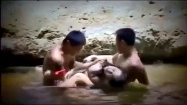 Annie Chui rough sex in the river