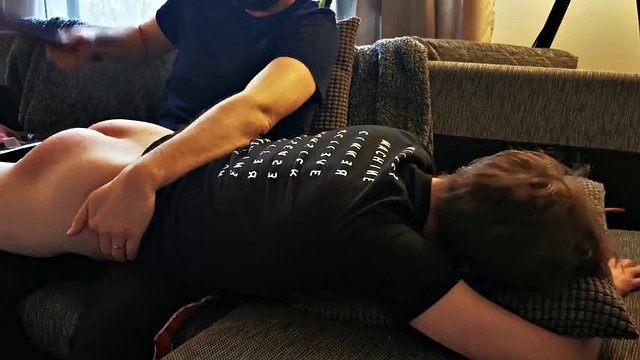 Amateurboy Gets His First Spanking