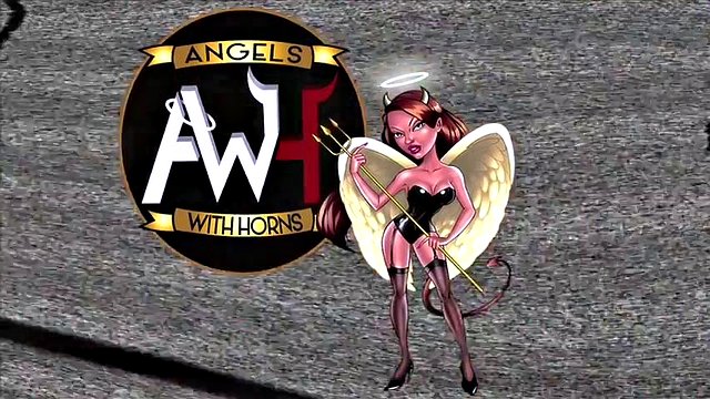 angel with horns: Blowjob, Licking & Big Tits Porn