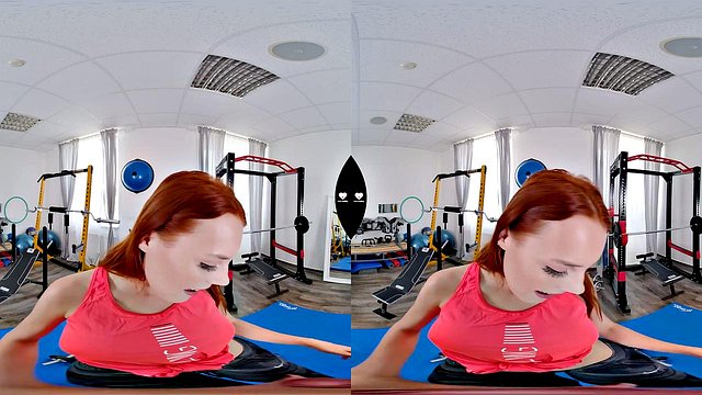 Dream Girl Charlie Red in Personal Trainer Cumshot