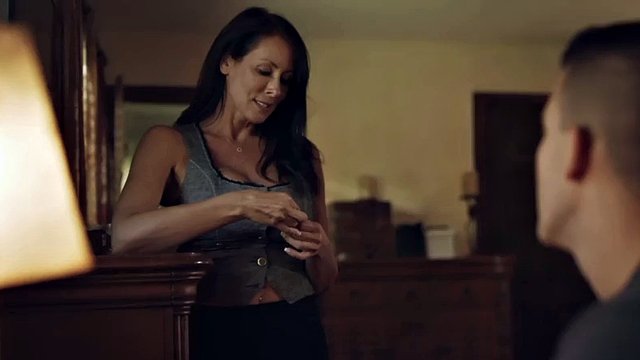 Sinning stepmom with bigtits deepthroating stepson