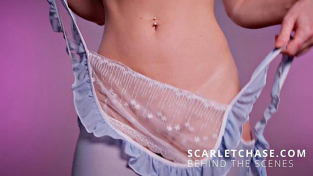 Scarlet Chase Big Tits Cosplay Lingerie Try-On Haul