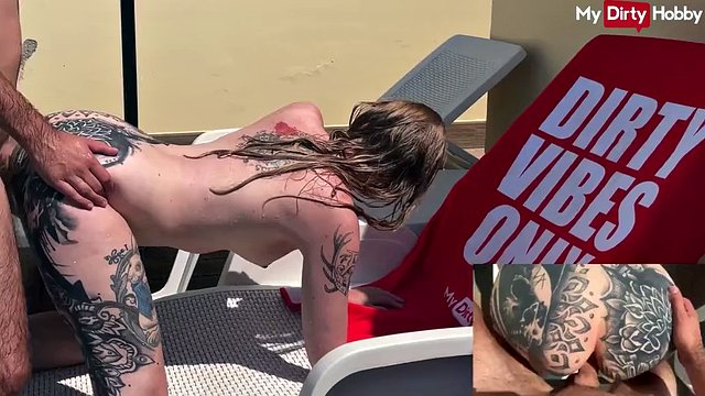 Emma Wolf is a horny cutie who fucks in the swimming pool - MyDirtyHobby