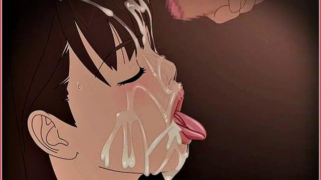 Hentai bukkake mega cumshot